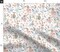 Watercolor Forest Pastel Woodland Bohemian Family Whimsical Fun Cute Happy Cheerful Soft Pink Blue White Custom Printed Fabric by Spoonflower Various Fabrics by the Yard or Fat Quarter